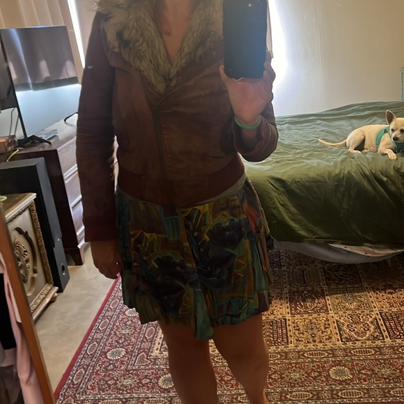 Lived in Bershaka Leather Jacket with Faux fur collar - Picture 13 of 15